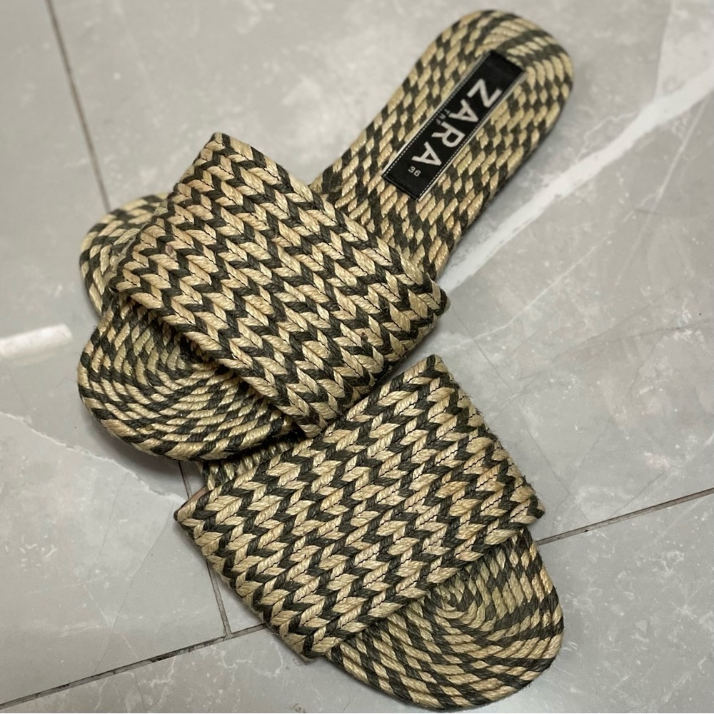 ZARA WOVEN SANDALS